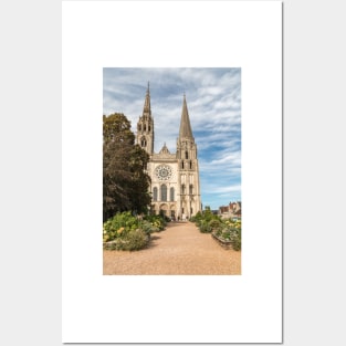 Chartres Cathedral, France Posters and Art